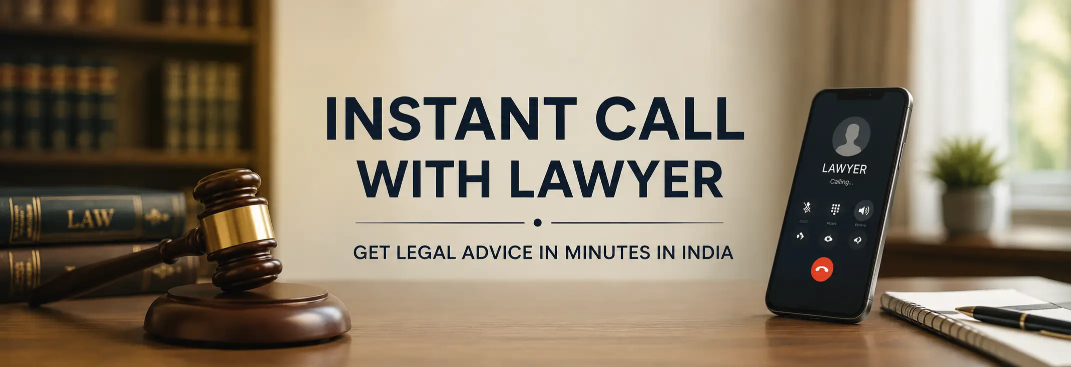 Instant Call with Lawyer: How to Get Legal Advice in Minutes in India