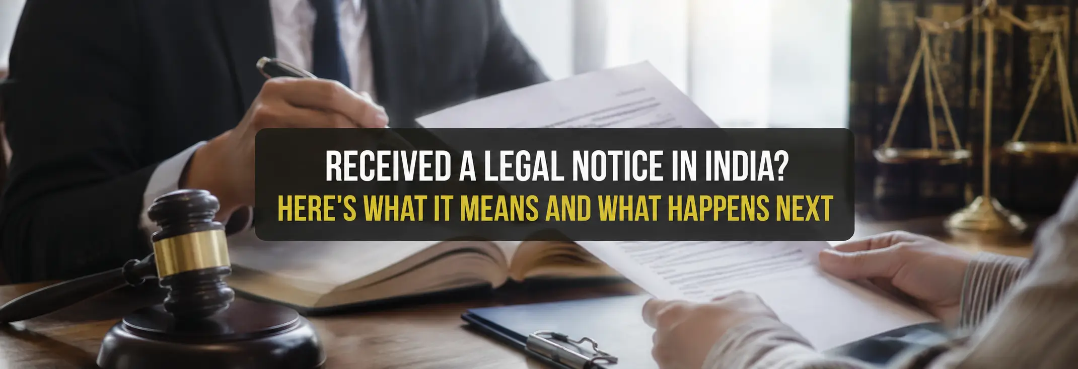 Received a Legal Notice in India