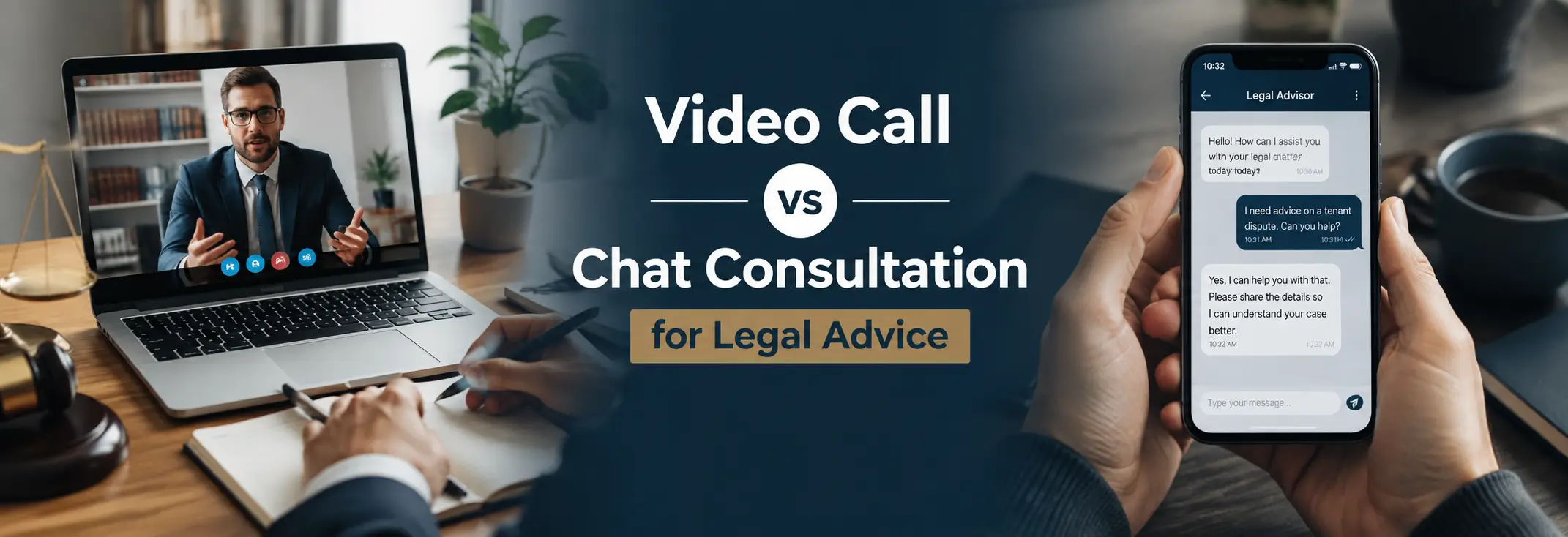 Video Call vs Chat Consultation for Legal Advice
