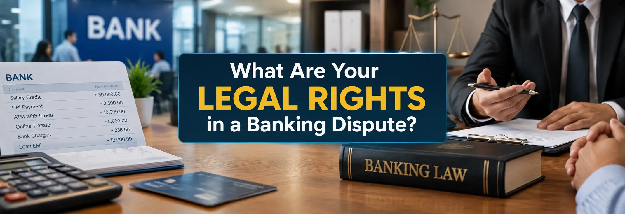 Legal rights in a banking dispute in India